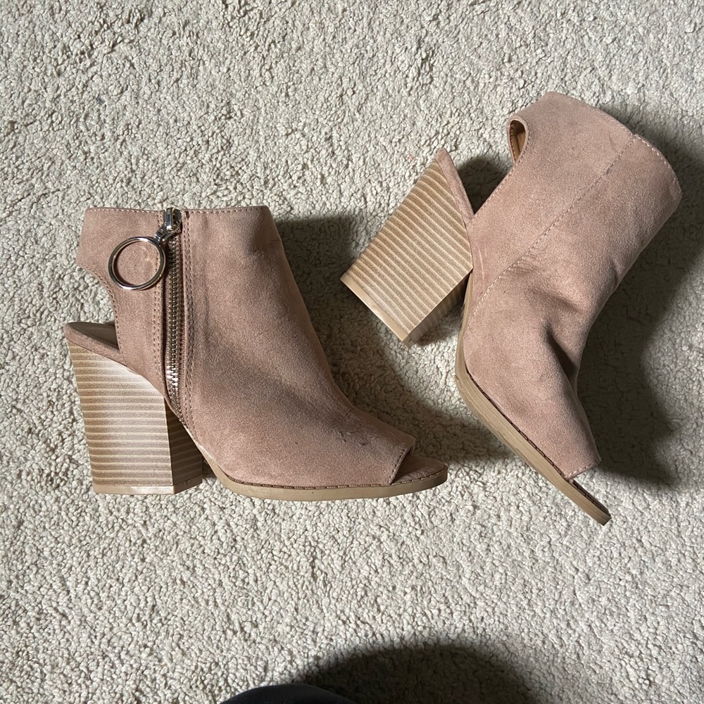 Tan Booties